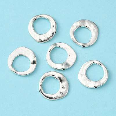 Tibetan Style Irregular Ring Bead Frames LS-LF10246Y-1