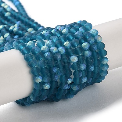 Imitation Jade Glass Beads Strands EGLA-A034-T3mm-MB27-1