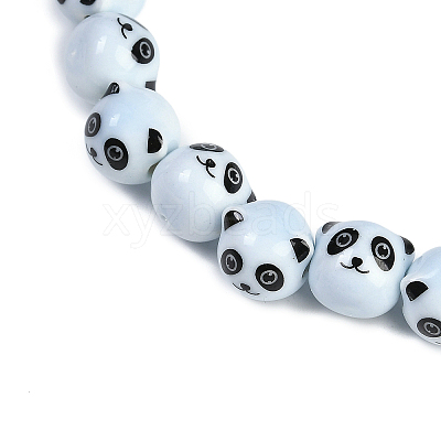 Handmade Porcelain Beads Strands PORC-P029-02B-1