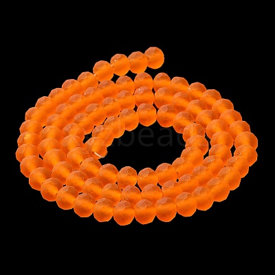 Transparent Glass Beads Strands X-EGLA-A034-T10mm-MD25-1