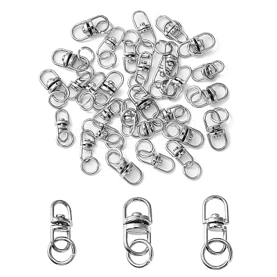 30Pcs 3 Styles Alloy Double Ended Swivel Eye Hook FIND-YW0004-30-1