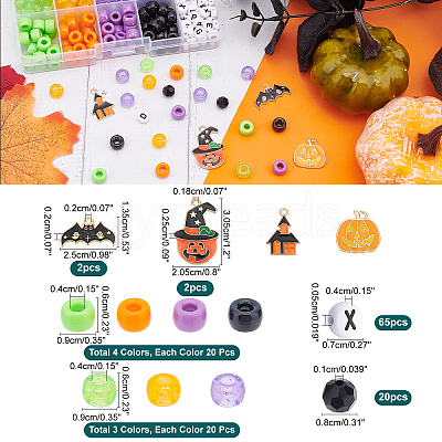 DIY Halloween Bracelet Making Kit for Children DIY-NB0006-93-1