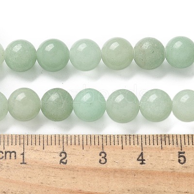 Natural Green Aventurine Beads Strands G-F591-16-1