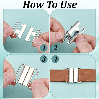 40Pcs Zinc Alloy Buckle Clasps FIND-UN0010-23-1