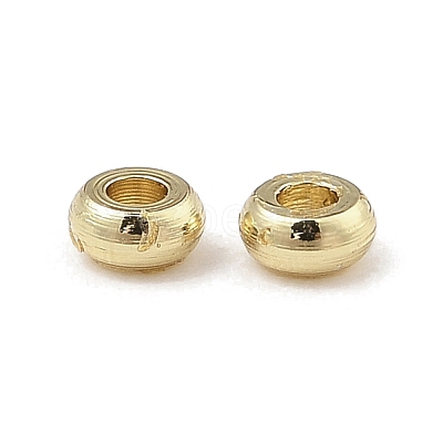 Rack Plating Brass Spacer Beads X1-KK-A235-02G-01-1