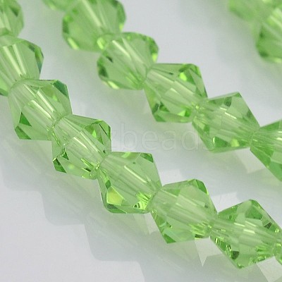 Faceted Bicone Glass Beads Strands EGLA-P017-3mm-01-1