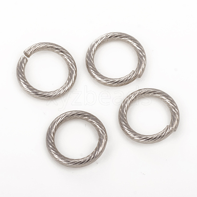 Tarnish Resistant 304 Stainless Steel Open Jump Rings STAS-G224-23P-02-1