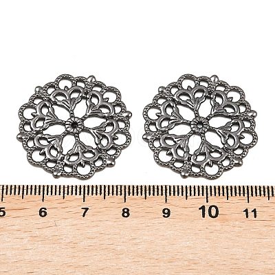 Tibetan Style Filigree Joiners Links TIBE-A11623-B-LF-1