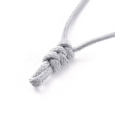 Adjustable Korean Waxed Polyester Cord Necklace Making AJEW-JB00510-03-1