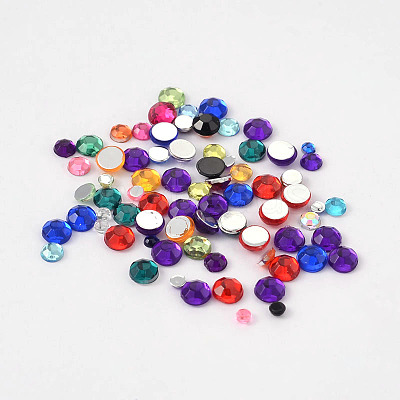 Imitation Taiwan Acrylic Rhinestone Cabochons GACR-X0004-1
