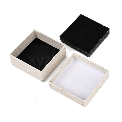 Square Paper Jewelry Storage Boxes with Sponge Inside CON-I013-01C-1