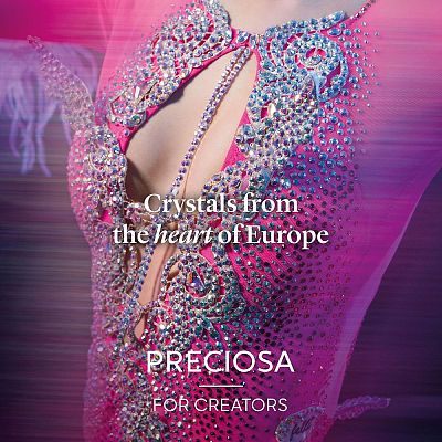 Preciosa® Crystal Hotfix Flatback Stones Y-PRC-HSS12-23980-1