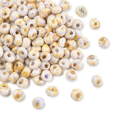 Picasso Glass Seed Beads SEED-Q038-03L-1