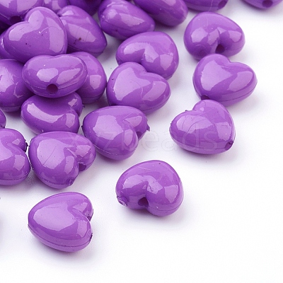 Opaque Acrylic Beads SACR-10X11-13-1