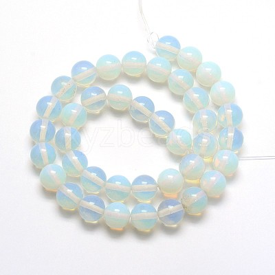 Opal Round Beads Strands G-O047-08-10mm-1