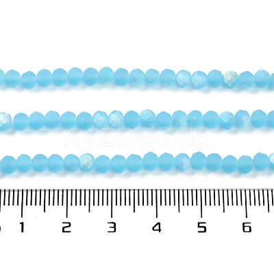 Transparent Glass Beads Strands EGLA-A044-T8mm-MB08-1