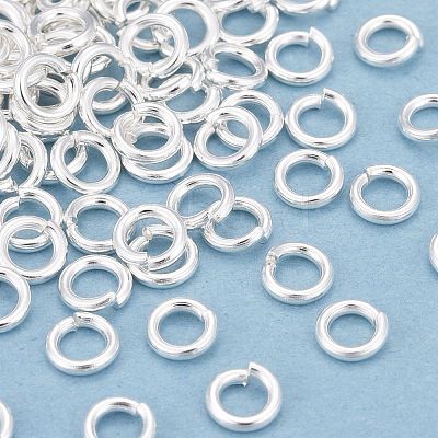Rack Plating Brass Open Jump Rings KK-O139-18N-S-1