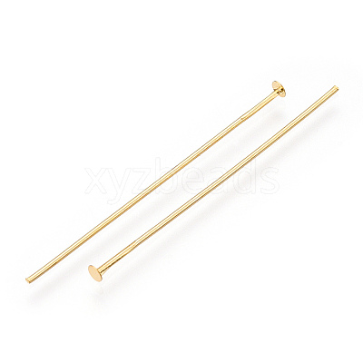 Brass Flat Head Pins KK-G331-11-0.7x40-1