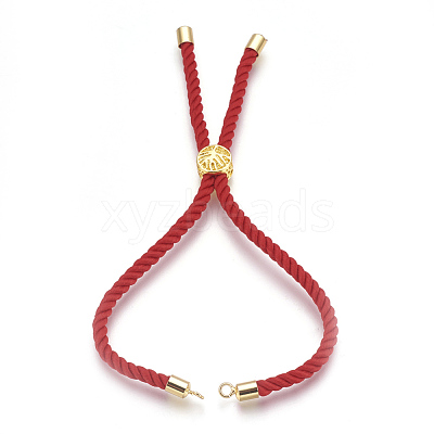 Cotton Cord Bracelet Making KK-F758-03F-G-1