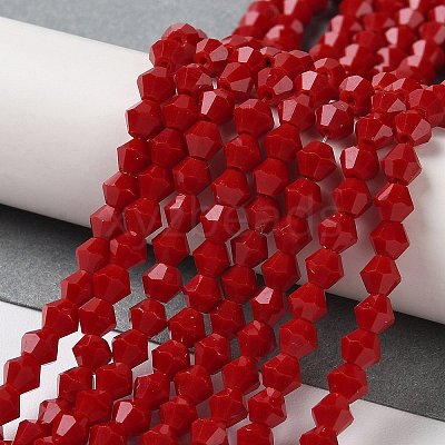 Opaque Solid Color Imitation Jade Glass Beads Strands LS-EGLA-A039-P4mm-D01-1