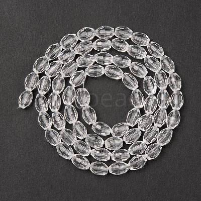 Glass Beads Strands GC893Y-14-1