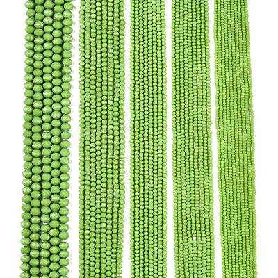 Opaque Solid Color Imitation Jade Glass Beads Strands EGLA-A044-P3mm-D30-1