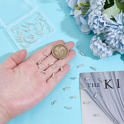 50Pcs Brass Cord Ends KK-PH0012-88B-1