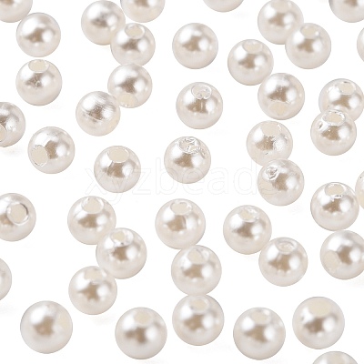 Imitation Pearl Acrylic Beads PL611-1-1