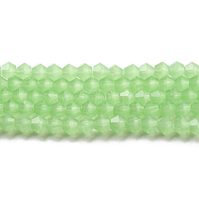 Imitation Jade Glass Beads Strands EGLA-A039-J2mm-D01-1