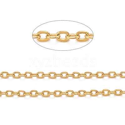 Ion Plating(IP) 304 Stainless Steel Cable Chains CHS-H017-01G-20M-1