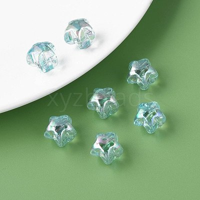 1-Hole Transparent Acrylic Buttons MACR-S373-129-C07-1