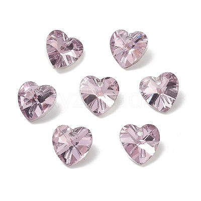 Faceted Glass Charms RGLA-L026-B11-1