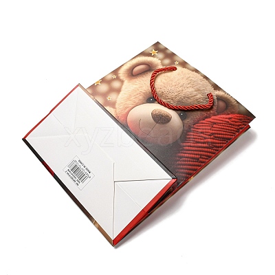 4 Colors Valentine's Day Love Paper Gift Bags CARB-D014-01I-1