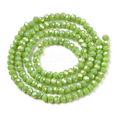 Electroplate Glass Beads Strands LS-EGLA-A034-P3mm-B24-1