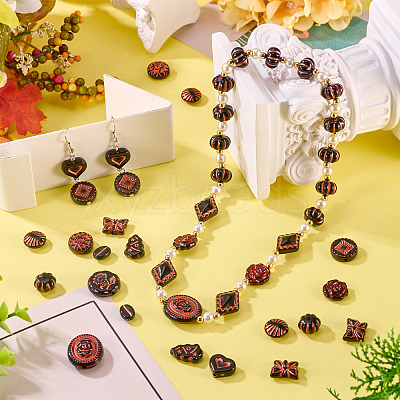 257Pcs Opaque Acrylic Beads OACR-TA0003-67-1