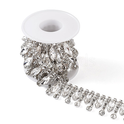 Iron Crystal Rhinestone Cup Chain CH-CW0001-02-1