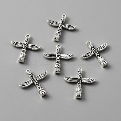 Tibetan Style Alloy Pendants FIND-CJC0009-51-1