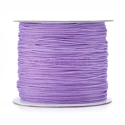 Nylon Braided Cord for Woven Jewelry Making Macrame Craft NWIR-D055-0.6mm-08-1
