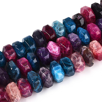Natural Agate Beads Strands G-N356-01A-12-1