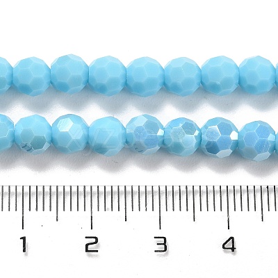Opaque Glass Beads Stands X-EGLA-A035-P6mm-B08-1