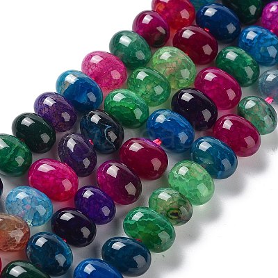 Natural Agate Beads Strands G-G021-03B-14-1
