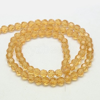 Glass Beads Strands EGLA-J042-4mm-17-1