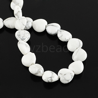 Natural Howlite Bead Strands G-R190-21-1