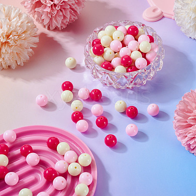 Opaque Acrylic Beads OACR-TAC0014-06A-1