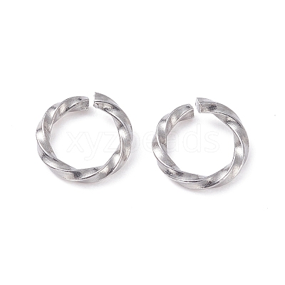 Tarnish Resistant 304 Stainless Steel Open Jump Rings STAS-F191-12P-B-1