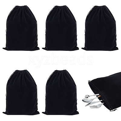 Velvet Drawstring Bags TP-WH0007-15-1