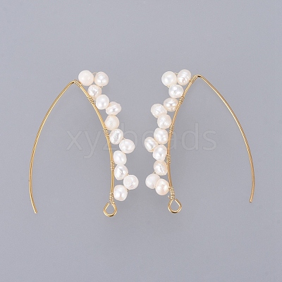 PVD Vacuum Plating 304 Stainless Steel Earring Hooks EJEW-JE03759-1
