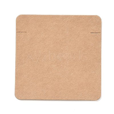 Blank Kraft Paper Bracelets Display Cards X-CDIS-G005-03-1