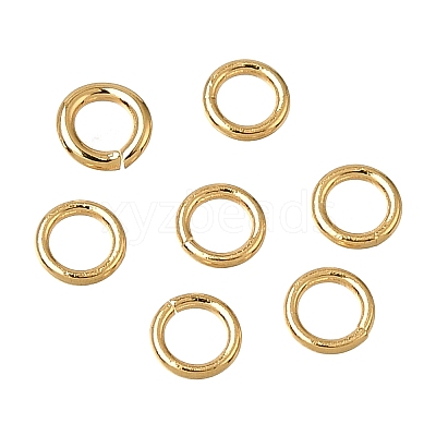 Brass Open Jump Rings KK-CBA1A60-06A-G-1