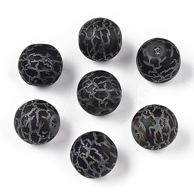 Electroplate Glass Beads EGLA-S178-03A-1